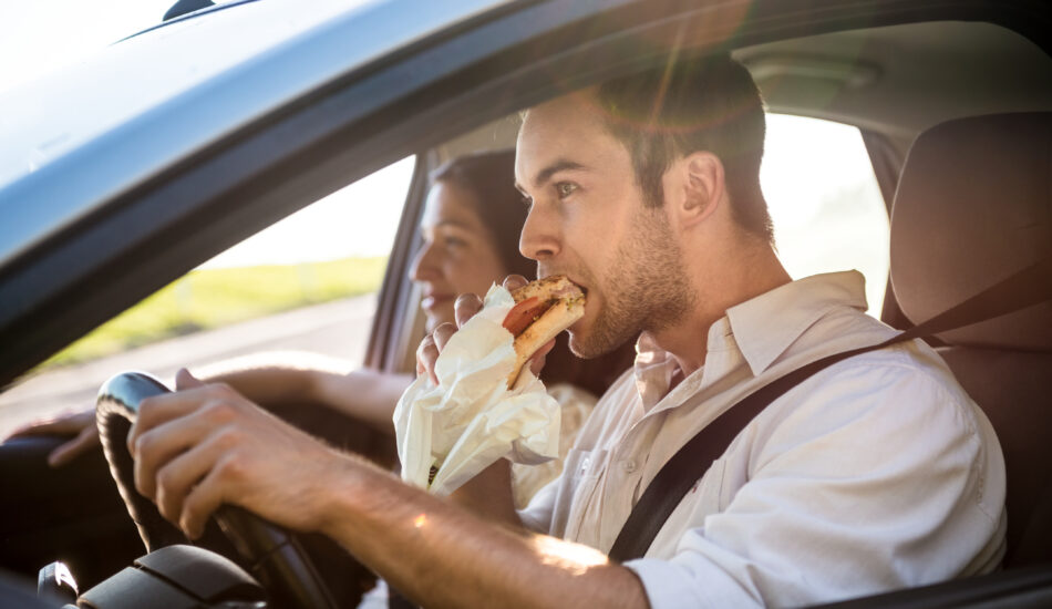 eten in de auto