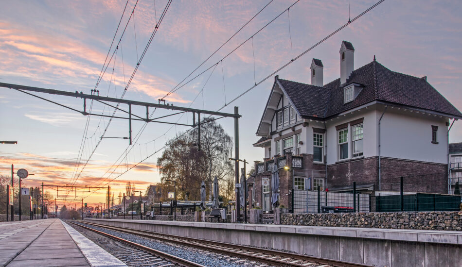 Het treinstation van Klimmen-Ransdaal.