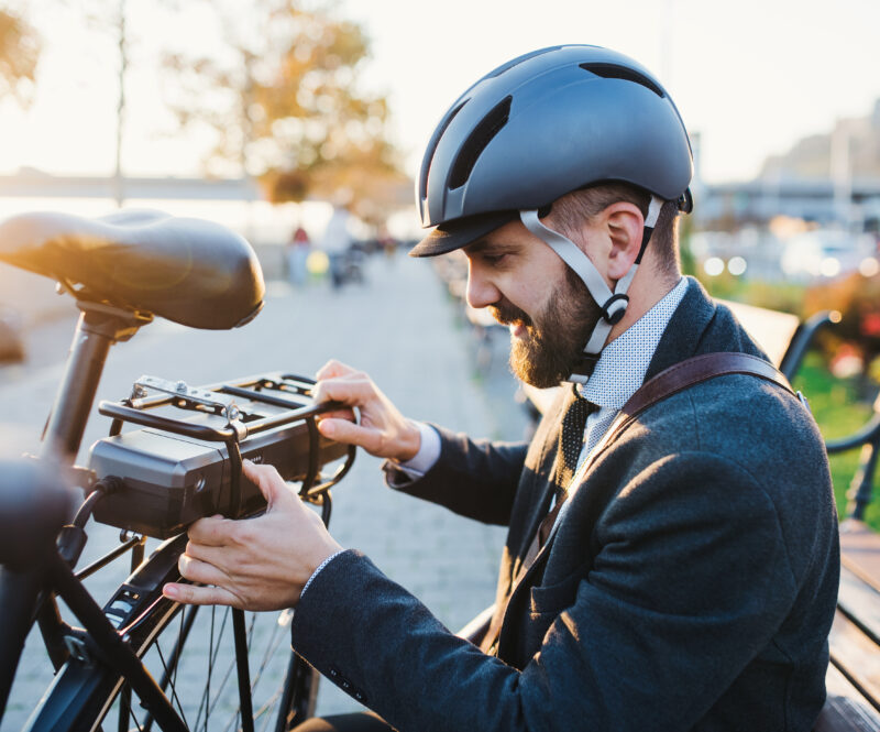 Maakt de plek van de accu in een elektrische fiets uit?