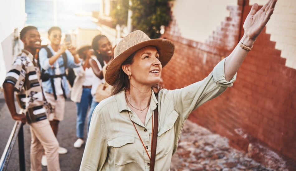 reisleider op reis - Shutterstock