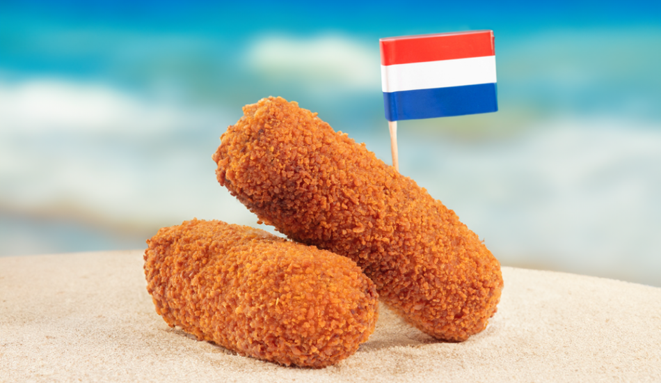 Een kroket is een van de dingen die Nederlanders missen.