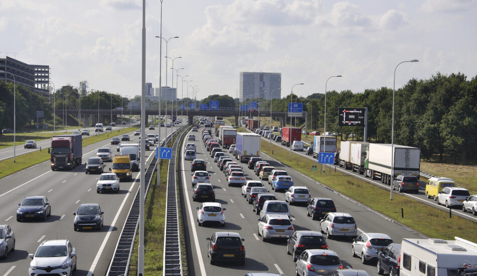 Files op de snelweg bij Utrecht.